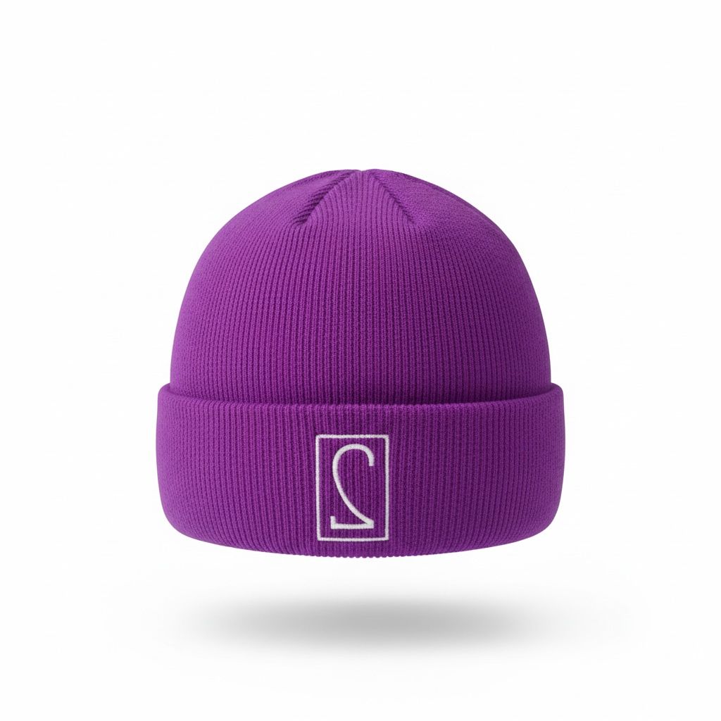PURPLE BEANIE.
